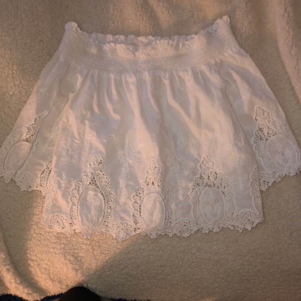 White skirt